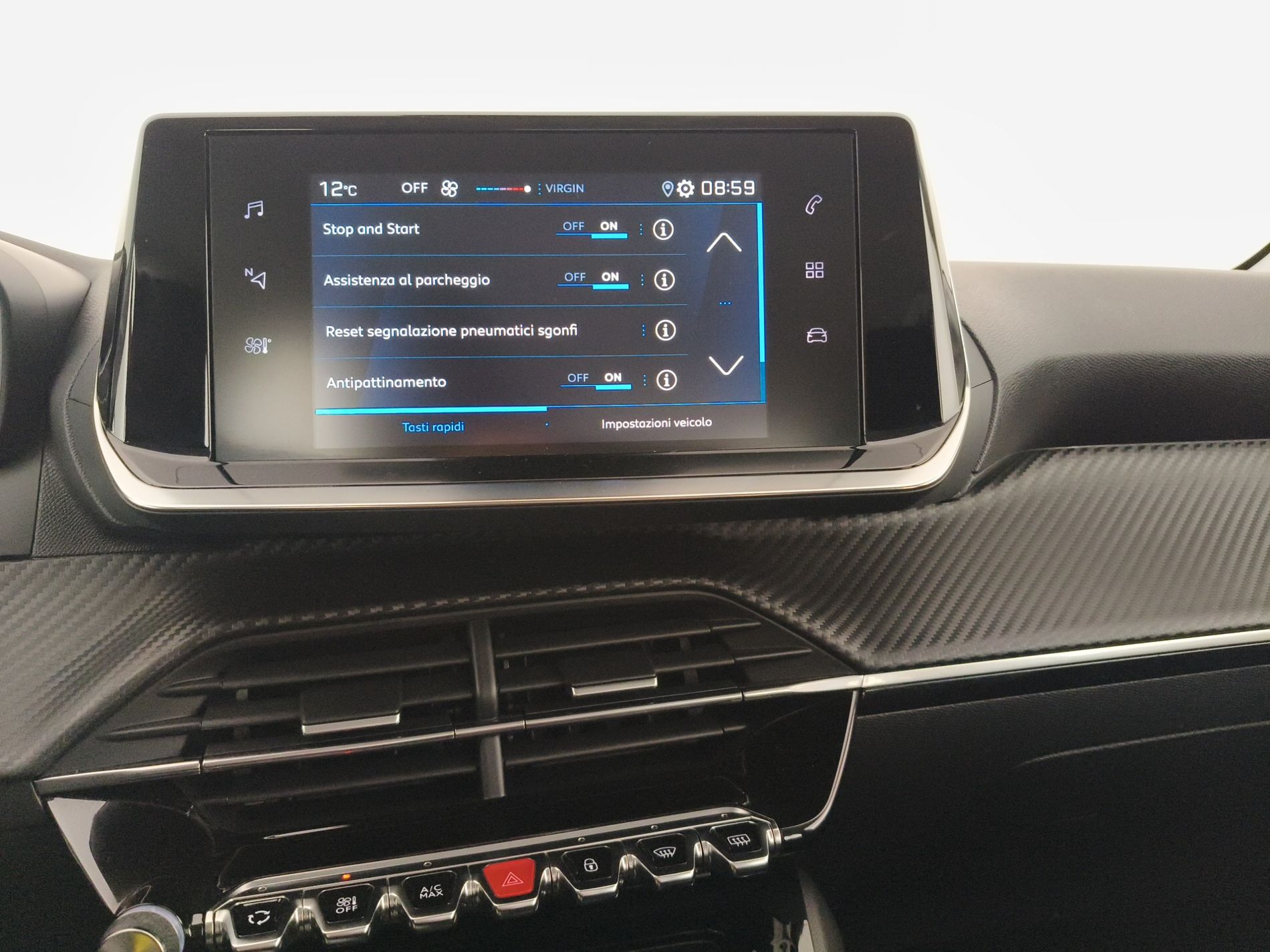 PEUGEOT 208 II 2019 208 5 Porte 1.2 PureTech 75cv Active Pack S&S - Messa